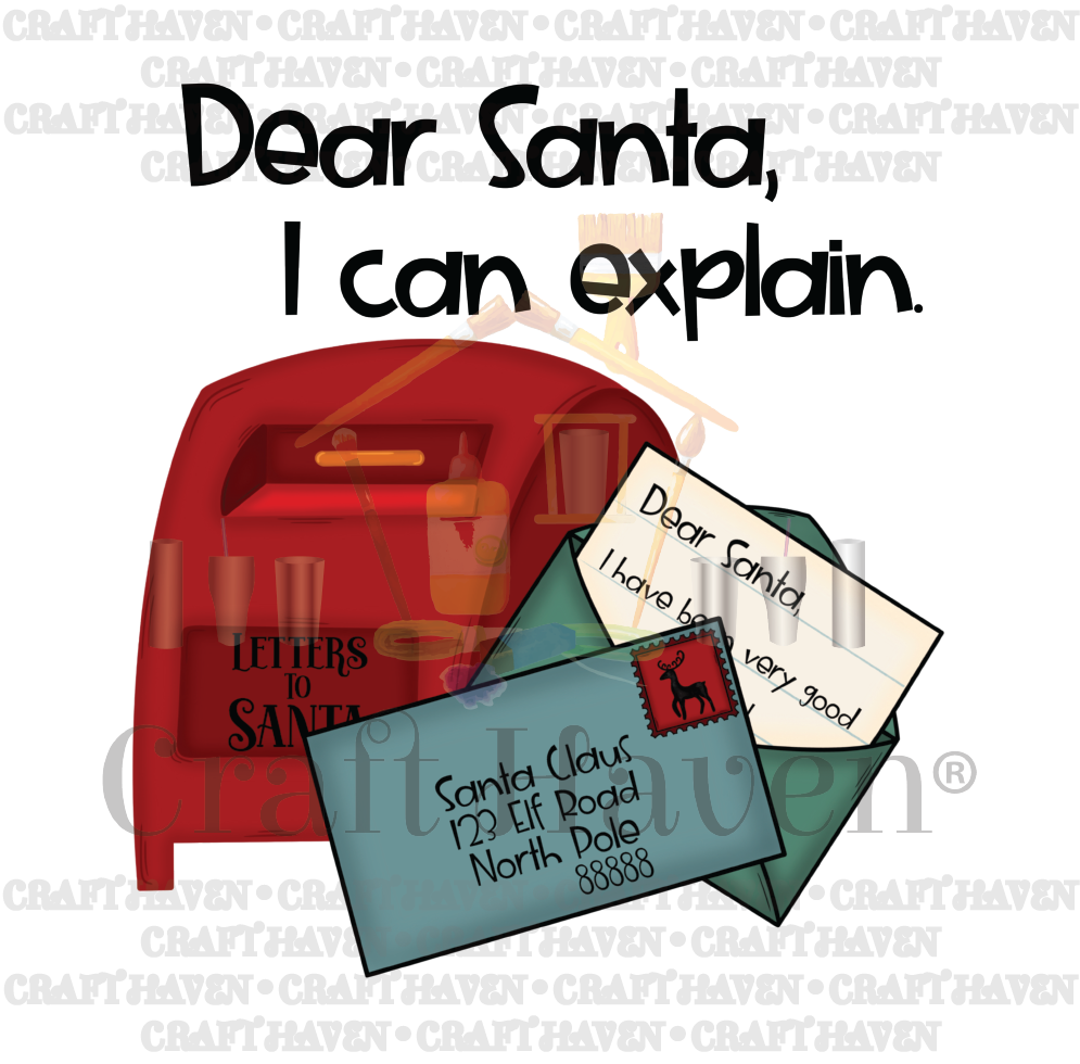 500177 I Can Explain Stand Mail Decal Craft Haven