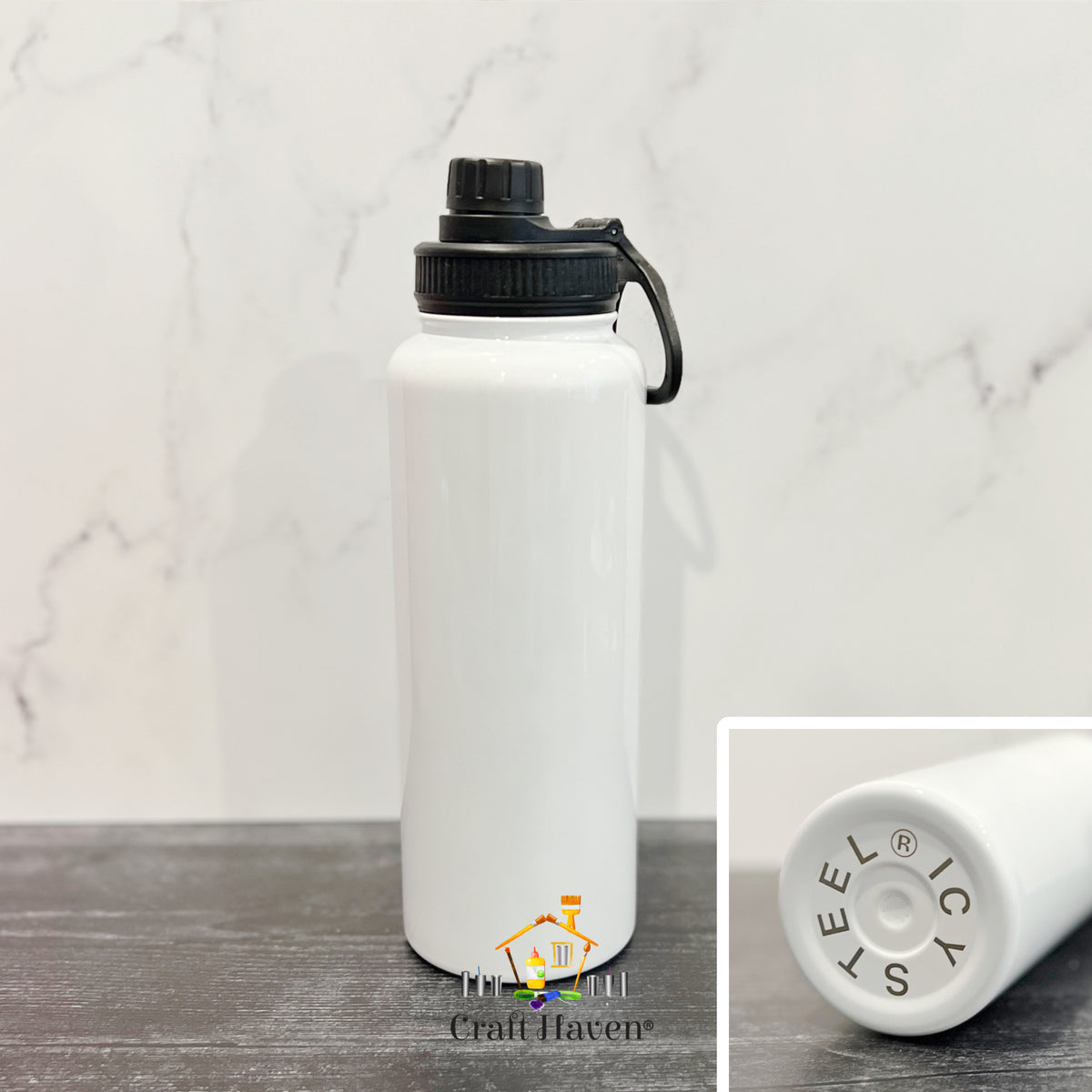 40 oz Swift Stainless Steel Water Bottle Gray FDA Food Grade Silicone Soft  Straw