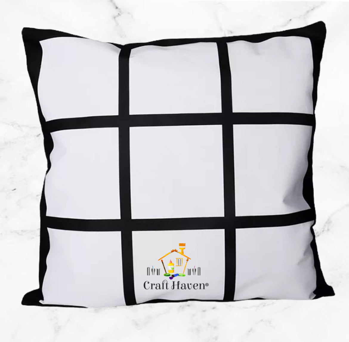 9 Panel Sublimation Pillow One-sided – Mirror Image Blanks and Crafts LLC