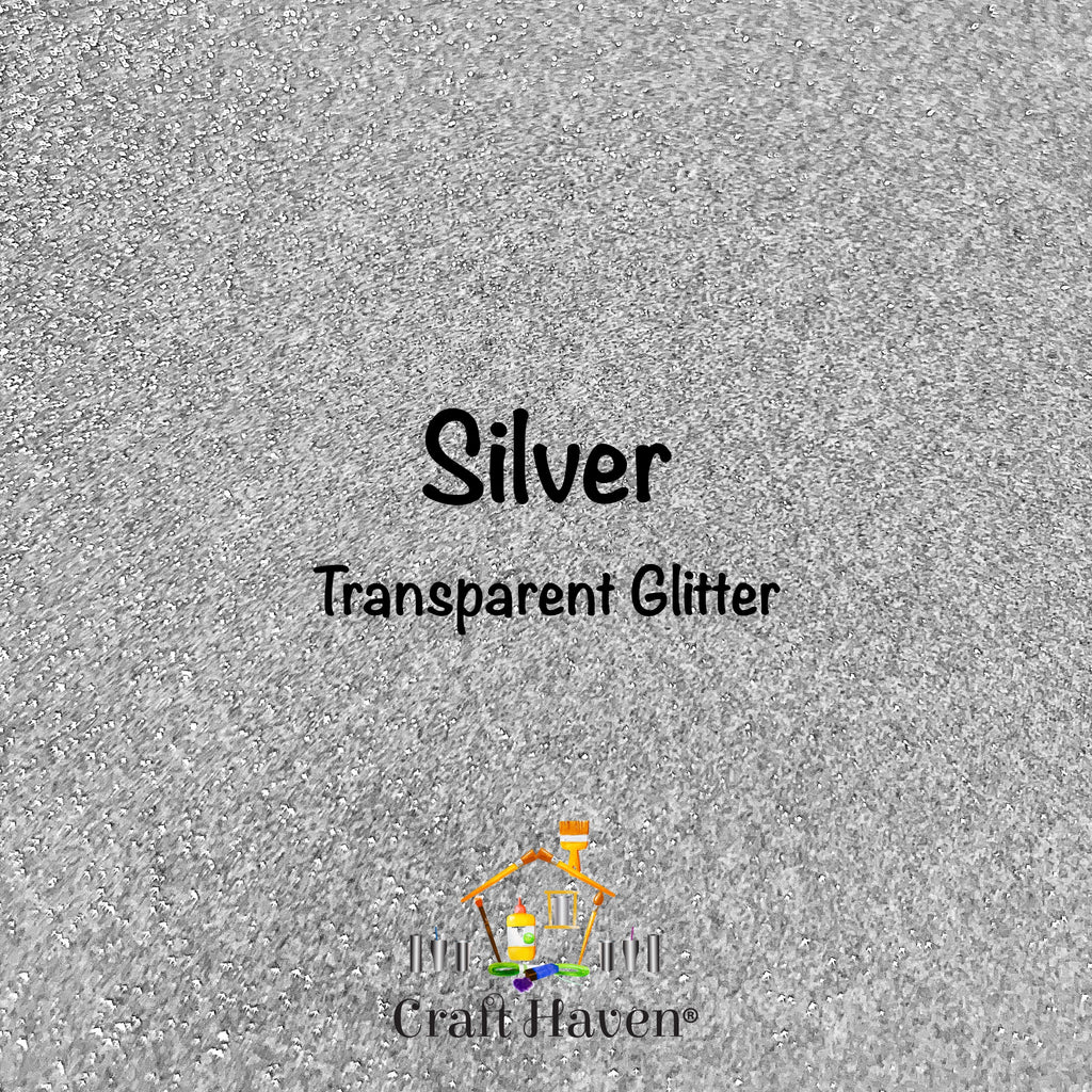 Transparent Glitter Vinyl Sheet