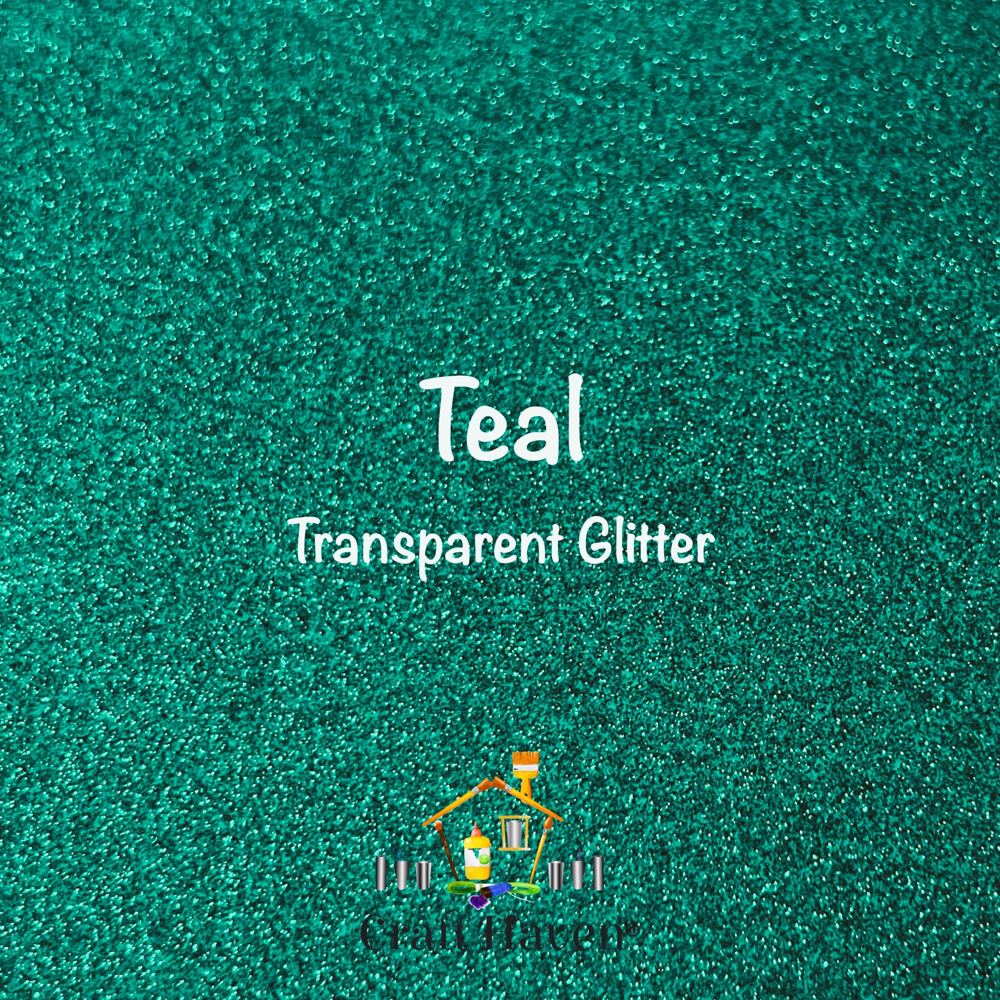 Firefly Craft Glitter Teal Heat Transfer Vinyl Sheet, Glitter Teal HTV  Vinyl, Teal Glitter Iron On Vinyl for Cricut and Silhouette