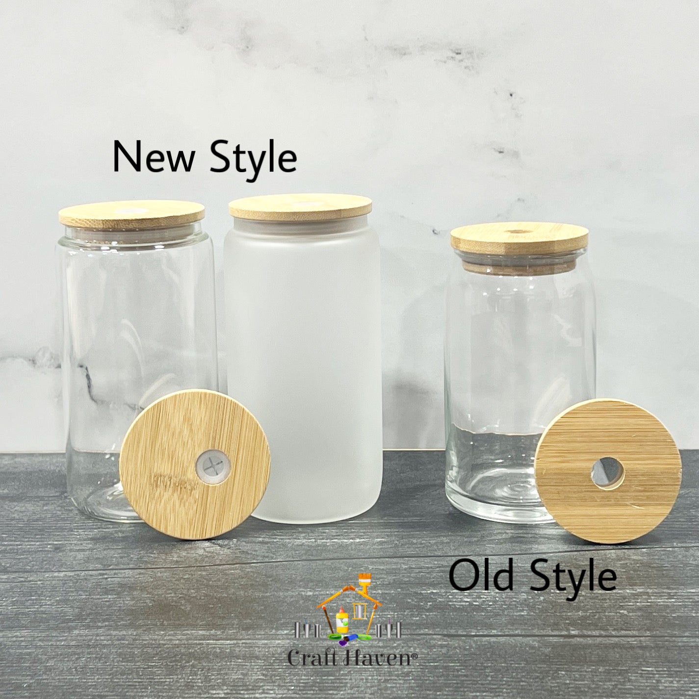 16oz Glass Jar Sublimation – Craft Haven